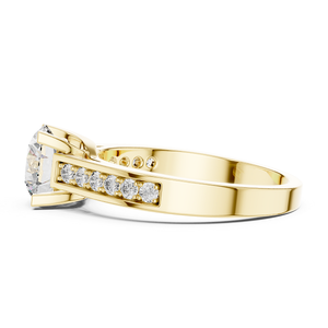 Anillo Moderno de Diamante Cultivado en Laboratorio, Oro, 1.18ct, Certificado IGI, Joyería Fina Premium, Brillante, Elegante, para Compromiso - Product Image 2