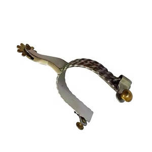 Espuelas de Equitación de Acero Inoxidable Duraderas, Reutilizables, con Opciones de Diseño Personalizado, Logotipo Personalizado, Equipo Ecuestre Profesional de Larga Duración - Product Image 4