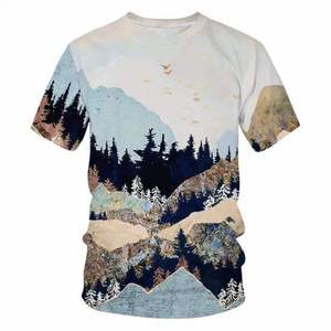 T-shirts sportifs pour hommes personnalisés imprimés - Séchage rapide 100% polyester avec logo pour la promotion de la marque - Product Image 1