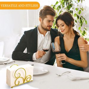 Porte-serviettes moderne vertical en métal décoratif en spirale, distributeur de papier essuie-tout, support de table pour mouchoirs de cocktail, organisateur de salle à manger - Product Image 2