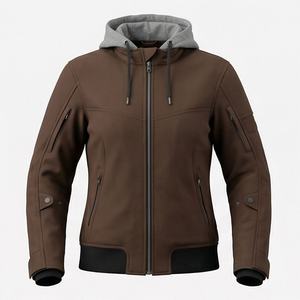 Chaqueta de Motociclista de Cuero Genuino para Hombre de la Mejor Calidad, Nueva Colección de Invierno, Chaquetas de Motocicleta con Protecciones Desmontables Personalizadas - Product Image 1