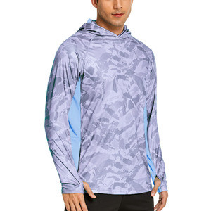 Sweat à capuche de pêche à coupe flexible avec design de qualité supérieure pour hommes, sweat à capuche de pêche ultra cool avec propriétés de séchage rapide et anti-transpiration - Product Image 5