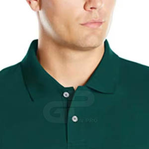 Chemise polo en coton piqué classique, légère, confortable et douce, idéale pour les voyages en plein air, les sports quotidiens et les tenues décontractées pour hommes. - Product Image 4