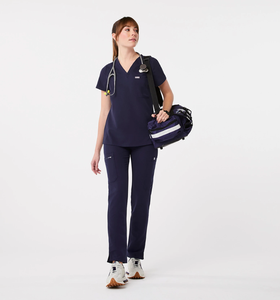 Conjunto de Uniformes Médicos Antihumedad y Antiarrugas para Hospital, Enfermería, Moderno, Corte Jogger, Unisex, con Detección de Agujas, OEM - Product Image 1