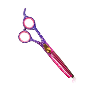 Ciseaux à effiler professionnels de 5,5 pouces les plus vendus – Excellent rapport qualité-prix, manche en acier inoxydable, outil de coupe de cheveux - Product Image 2