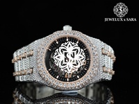 Montre Hip Hop en Moissanite avec Cadran et Logo Personnalisés, Montre de Luxe pour Cadeaux Promotionnels et Image de Marque d'Entreprise