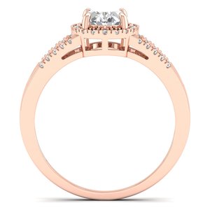 REYES Trendy Design 925 Sterling Silver Moissanite Engagement Rings Luxury 14K 18K Gold Wedding Fine Jewelry for Women - Product Image 4