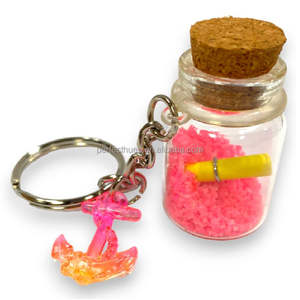 Sand Bottle Keychain lueur dans le noir porte-clés personnalisé - Product Image 5