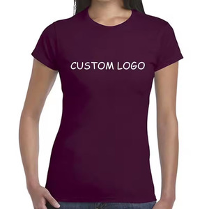 Camiseta Rosa Personalizada con Logotipo para Mujer, Corte Ajustado, Cuello Redondo, Manga Corta, 100% Algodón Jersey, Transpirable, Informal, para Todas las Temporadas - Product Image 5