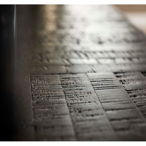 Mesa de consola de diseño industrial moderno plegable con marco de hierro de madera maciza para uso en exteriores, Villa, sala de estar, pasillo de entrada - Product Image 5