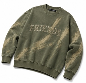 Sudadera de cuello redondo, corte regular, con estampado de letras, 100% algodón, informal, jersey de punto para otoño, sudadera con capucha para hombre - Product Image 5