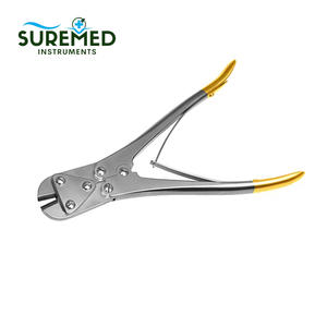 Pince coupante manuelle en carbure de tungstène pour plaques et fils chirurgicaux orthopédiques, 9,5 pouces, en acier inoxydable de qualité médicale, haute précision - Product Image 5