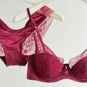 Floral Lace Panties Sexy Charming Women Underwear Lingerie <b>Bra</b> Brief Sets - Product Image 2