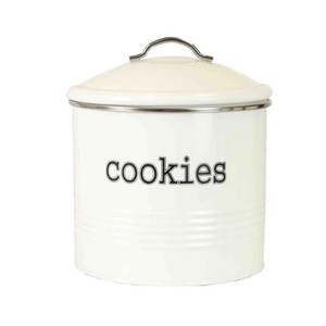 Embossed Glass Material Food <b>Storage</b> Container Pairs of 2 With Black Metal Lid Home Hotel Kitchen Accents - Product Image 3