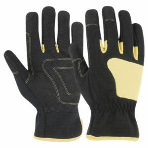 Gants de travail mécaniques de haute qualité en cuir synthétique Amara, respirants, avec dos de la main en Spandex résistant aux chocs, pour la sécurité des mécaniciens - Product Image 2
