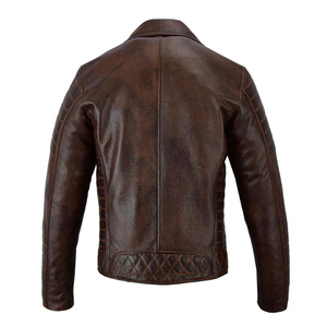 <b>Mens</b> <b>Leather</b> <b>Jacket</b> Premium Vintage Genuine <b>Leather</b> Classic Timeless Fashion Everyday Winter Outerwear - Product Image 3