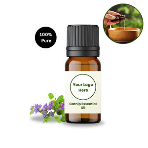 Huile Essentielle de Catnip 100% Pure et Naturelle, Qualité Thérapeutique, Nepeta Cataria, Distillée à la Vapeur, Certifiée GMP/HACCP, Vente en Gros - Product Image 2
