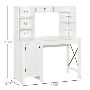 White Computer Desk - Product Image 6