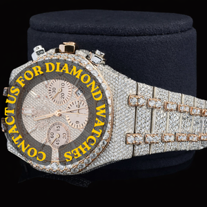 Ultra Luxurious Chronograph Round Dial Moissanite Diamond Classic Features Man's Made Full Iced Hip Hop Fashion Studded Watch - Product Image 4