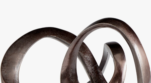 Escultura abstracta de Metal de aluminio Vintage moderna, decoración elegante para el hogar, estatuilla para maceta de jardín, precio de fábrica - Product Image 6