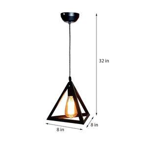 Home Decorative Hanging Lamp Black Color Modern Design Lamp <b>Shade</b> Holder For Tabletop Decoration Handmade Customized in Bulk - Product Image 6