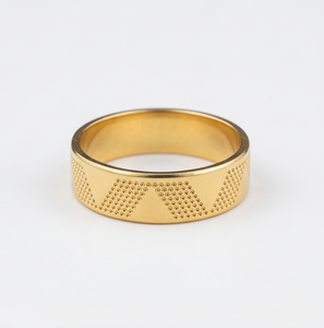 DIVYORO สายคลาสสิกสำหรับผู้ชายทรงสามเหลี่ยมเคลือบทอง 22k - Product Image 1