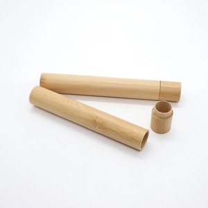 Natural Biodegradable Polished Tooth Brush Packaging Bamboo Tubes Made in Vietnam OEM Accepted - Product Image 1