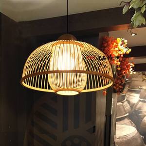 โคมไฟไม้ไผ่แบบทำมือสำหรับตกแต่งบ้านในโรงแรม - Product Image 3