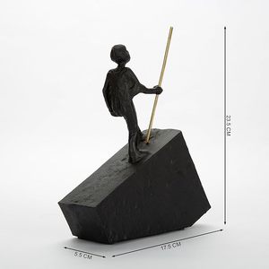 Porte-livres en aluminium au design tendance, conçus avec une forme sculpturale pour un support décoratif et un accent intérieur élégant - Product Image 5