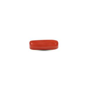 Premium 6.7 Carat Natural Red Coral Oval Cabochon Loose Gemstone for Fine Jewelry - Product Image 3