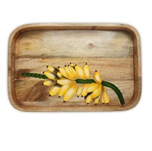 Bandeja de Servicio Redonda de Resina para Servir Frutas, Comida, Cena, Café y Té, Diseño Personalizado - Product Image 4