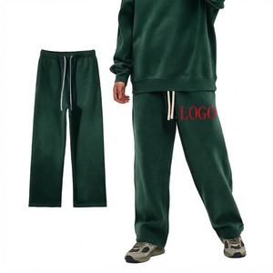 <b>Men</b>’s <b>Red</b> Cotton Sweatpants Joggers Custom Logo Casual Loose Fit Street wear Gym Training Pants Wholesale - Product Image 3