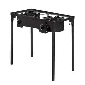 Fornello da Campeggio in Titanio - Cucina Portatile a Gas Propano con Doppio Bruciatore (150.000 BTU) - Product Image 6