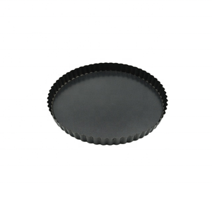 Molde Redondo para Tartas de Acero al Carbono de 24 CM con Fondo Extraíble y Revestimiento Antiadherente, Herramienta para Hornear Tartas y Pizzas - Product Image 1
