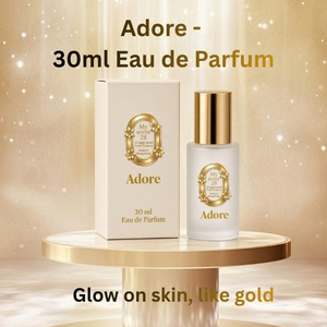น้ำหอม Adore by My Scent 28 ขนาด 30 มล. โอ เดอ ปาร์ฟูม และบอดี้มิสต์สำหรับผู้หญิง กลิ่นหอมหรูหราจากดอกมะลิ กุหลาบ และผลไม้  นำเข้าจากฝรั่งเศส - Product Image 4