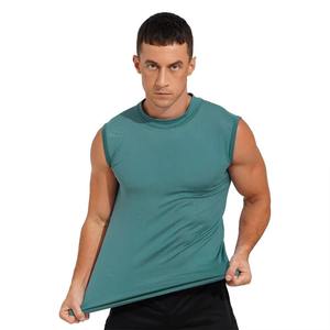 Camisetas sin mangas personalizadas al por mayor para hombre, camisetas estilo streetwear y camisetas tipo muscle para marcas de ropa urbana masculina al por mayor - Product Image 5
