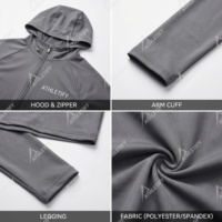 Conjunto de Burkini y Leggings con Capucha de Manga Larga Transpirable para Mujer, Traje de Baño Modesto para Uso Familiar en Playa o Resort, UPF50+, Ecológico