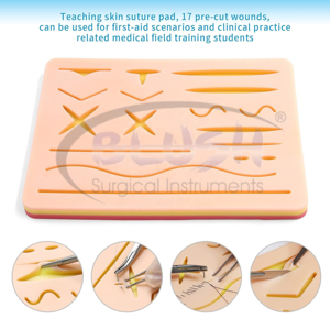 High Manufacturer Private Logo Steel Manual Suture Practice Kit for Medical Students Training CE Certified By <b>Blush</b> Surgical - Product Image 5