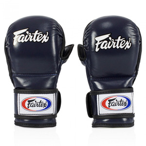 Gants de MMA officiels Fairtex ONE Championship en cuir premium pour grappling, entraînement et frappe, à doigts ouverts - Product Image 4