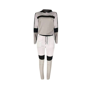 2026 Women Tracksuit Color Patchwork Sweatsuit 2 Pieces Outfits <b>Set</b> Jogger Hooded Suits Hoodies Sweatshirt Long <b>Sweatpants</b> <b>Sets</b> - Product Image 2