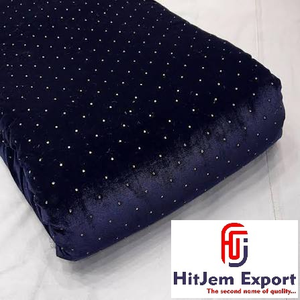 Tela de malla con cristales de imitación Hot Fix, 70 GSM, ecológica, ligera, elástica, transpirable, fabricante OEM ODM personalizado, para novias - Product Image 2