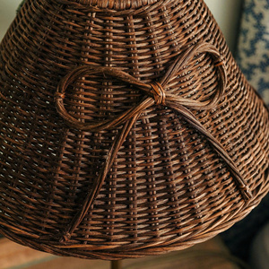 Handwoven Pendant Lamp Shade – Natural Rattan Lighting for Home Decor, <b>Ceiling</b> <b>Light</b> Cover, Warm And Elegant Style - Product Image 3