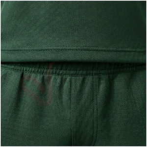 Conjunto Deportivo Verde para Hombre, Manga Larga, Cuello Alto, Cierre de Cremallera Frontal, Color Sólido, Transpirable, Corte Regular, Ropa Casual de Otoño - Product Image 5