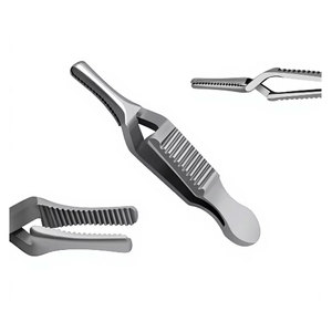 คีมหนีบหลอดเลือด Dieffenbach Bulldog Clamp ขนาด 1.5 นิ้ว แบบตรง ไม่ทำให้เกิดการบาดเจ็บ คีมหนีบหลอดเลือดสำหรับผ่าตัด ทำจากสแตนเลสสตีล ชุดเครื่องมือความแม่นยำสูง - Product Image 1