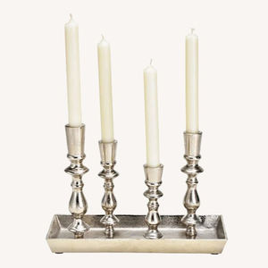 Élégant Porte-Bougie Décoratif de Noël en Aluminium pour Centre de Table, Éclairage Stylé pour Salle à Manger et Salon, Fait Main - Product Image 6