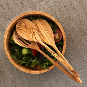 Olive Wood Organic Cutlery Olive Wood <b>Serving</b> <b>Spoon</b> Set Eco Friendly Handmade Wooden <b>Spoon</b> Wholesale Wood <b>Spoon</b> - Product Image 5