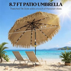 Ombrellone da Terrazzo Color Kaki Senza Base per Esterni - Product Image 4