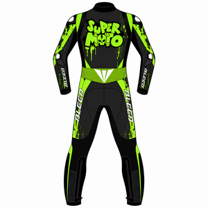 Traje de Motociclismo Super MotoCP GSXR de Cuero Vacuno/Canguro, Mono de Carreras, Traje de Motociclista de Una Pieza con Protección OEM CE - Product Image 2