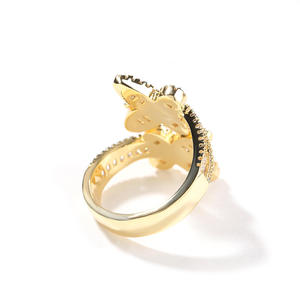 High Demand Unisex Luxury Unisex Cocktail <b>Ring</b> 925 <b>Silver</b> Diamond Pave Setting Micro Insert Everyday Wear From India - Product Image 1
