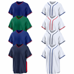 Camisetas de la Clásica Mundial de Béisbol 2026 para Equipos, Edición Estadio Local, Personalizadas, Bordadas, Manga Corta, 100% Algodón - Product Image 1